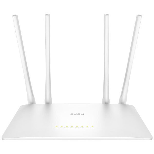 Безжичен рутер Cudy WR1200, V2.0, 2.4/5 GHz, 300 - 867 Mbps, 10/100/ 2