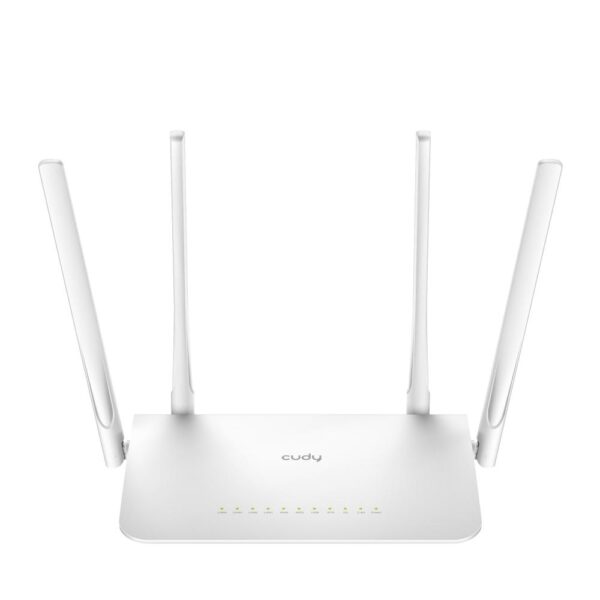 Безжичен рутер CUDY WR1300, Двубандов AC1200, 300+867 Mbps, 5x10/100/1000, Бял 1