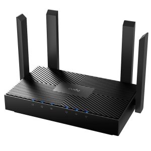 Безжичен рутер Cudy WR3000, AX3000, 2.4/5 GHz, 574 - 2402 Mbps, 10/100/1000 1