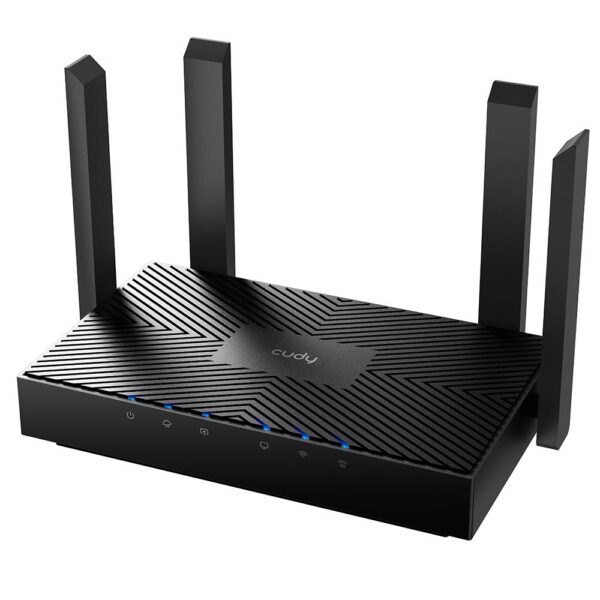 Безжичен рутер Cudy WR3000, AX3000, 2.4/5 GHz, 574 - 2402 Mbps, 10/100/1000 1