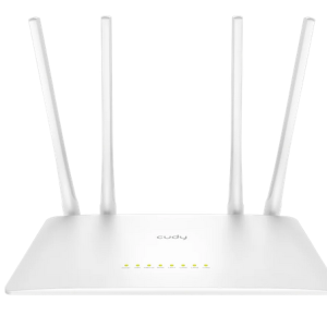 Безжичен рутер Cudy WR300S N300  802.11b/g/n,300Mbps/ 2.4GHz, 5 × 10/100Mbp, 4 × 5dBi fixed антени 1