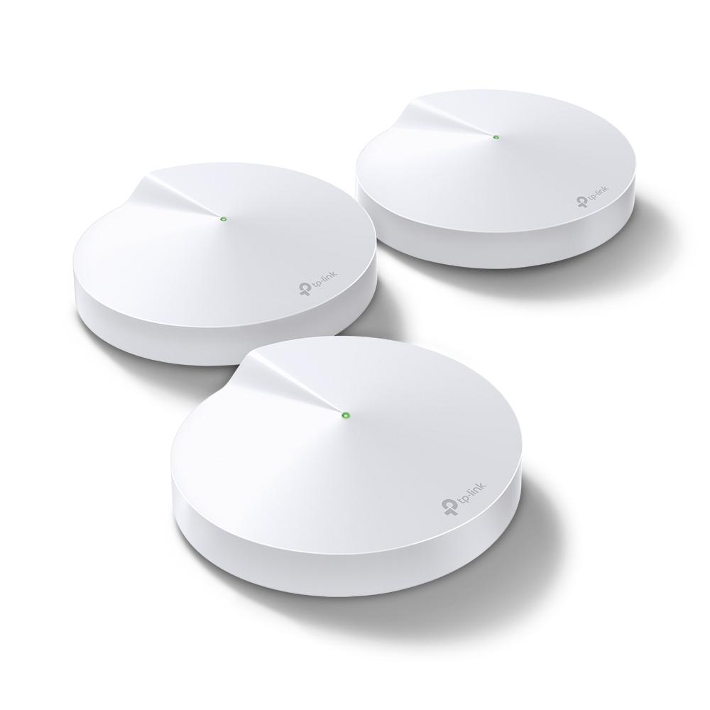 Безжичен рутер TP-Link Deco M5, AC1300, 2.4/5 GHz, 400 - 867 Mbps, Gigabit, (3-pack) 1