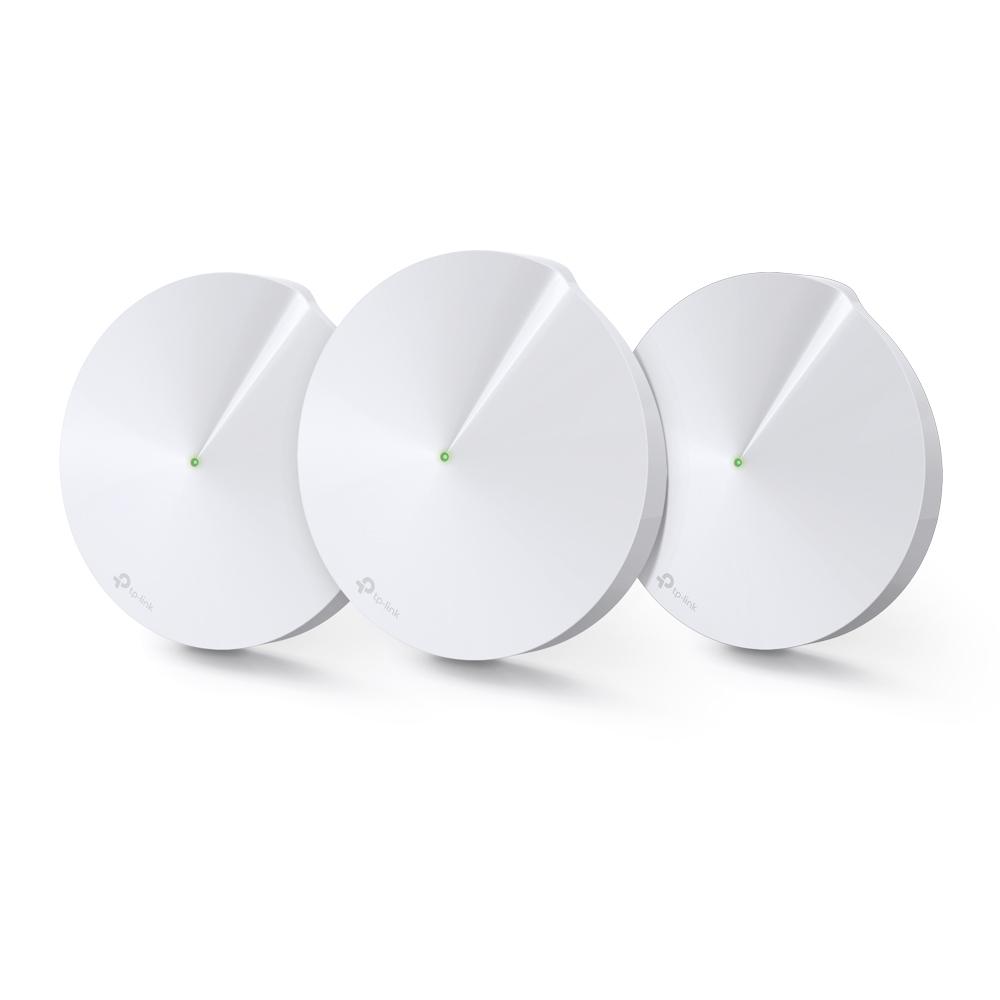 Безжичен рутер TP-Link Deco M5, AC1300, 2.4/5 GHz, 400 - 867 Mbps, Gigabit, (3-pack) 2