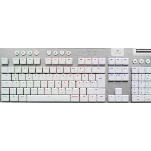 Безжична геймърска механична клавиатура Logitech G915X White Lightspeed - GL Tactile Switch 1