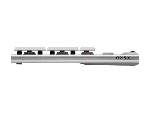 Безжична геймърска механична клавиатура Logitech G915X White Lightspeed - GL Tactile Switch 3