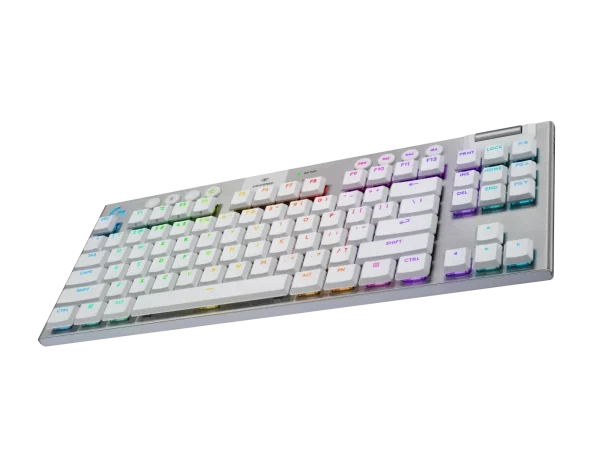 Безжична геймърска механична клавиатура Logitech G915X White Lightspeed TKL - GL Tactile Switch 4