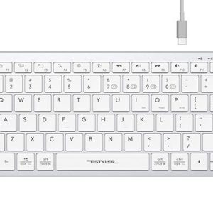 Безжична клавиатура A4TECH FBX51C FStyler, бял 1