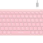 Безжична клавиатура A4TECH FBX51C FSTyler, розово 1