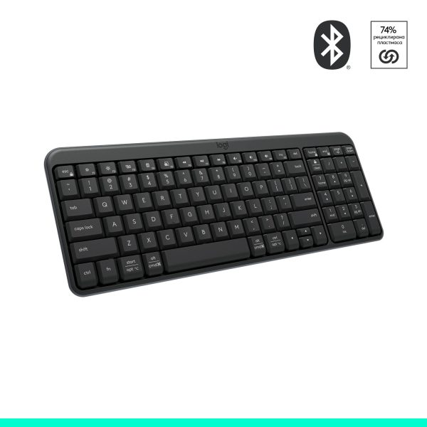 Безжична клавиатура Logitech K250 Graphite - Кирилизирана 1