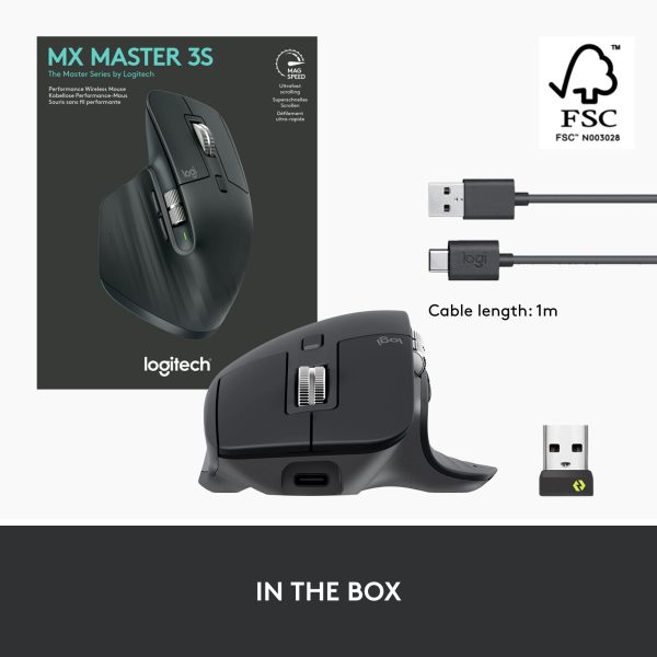 Безжична лазерна мишка LOGITECH MX Master 3S 10