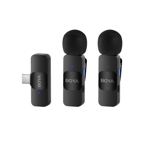Безжична микрофонна система BOYA BY-V20 за Ревер, USB-C 1