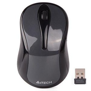 Безжична мишка A4Tech G3-280NS, 2.4G Hz, USB, Безшумна, Сив 1