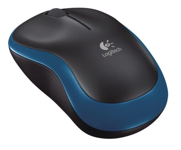 Безжична оптична мишка LOGITECH M185, Синя, USB 2