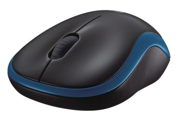 Безжична оптична мишка LOGITECH M185, Синя, USB 3
