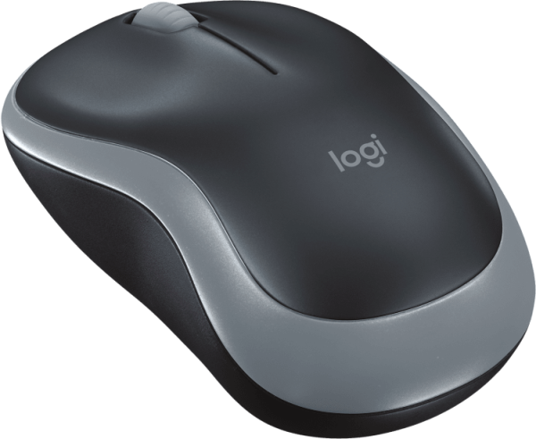 Безжична оптична мишка LOGITECH M185, USB, Сив/Черен 2
