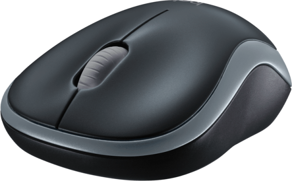 Безжична оптична мишка LOGITECH M185, USB, Сив/Черен 4
