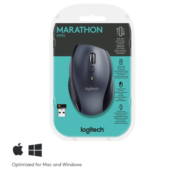 Безжична оптична мишка LOGITECH M705 Marathon 5