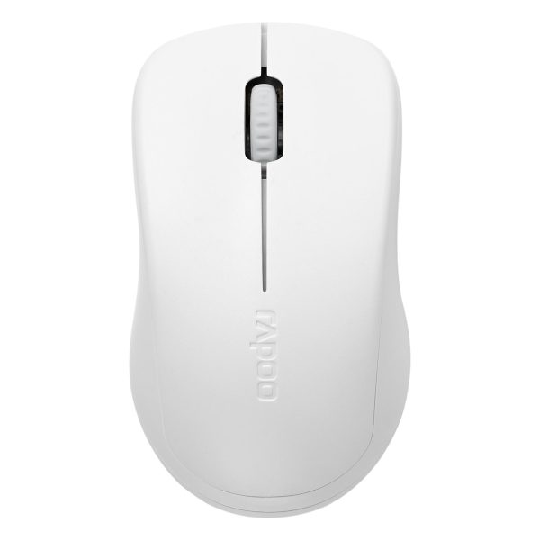 Безжична оптична мишка RAPOO 1680, Тиха, 2.4Ghz, Бяла 4