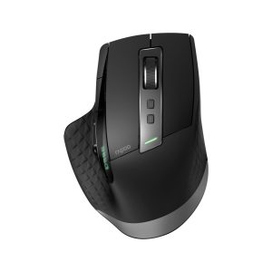 Безжична оптична мишка RAPOO MT750S, Multi-mode, Bluetooth & 2.4Ghz, Черна, LiIon Батерия 1