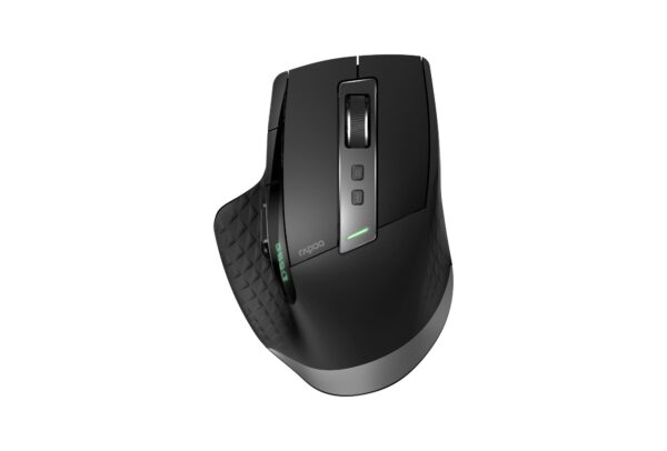 Безжична оптична мишка RAPOO MT750S, Multi-mode, Bluetooth & 2.4Ghz, Черна, LiIon Батерия 1
