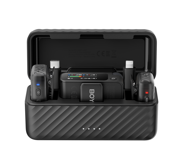 Безжична система микрофони All-in-One BOYA BOYAMIC 2 2