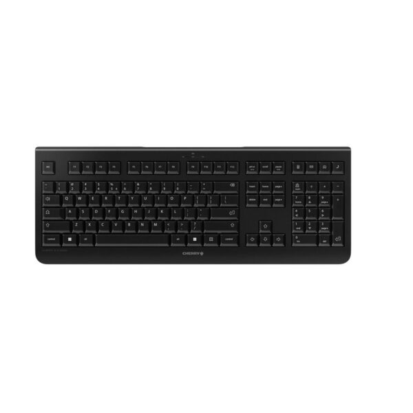 Безжична тиха клавиатура CHERRY KW 3000,10млн. клика, Черна 1