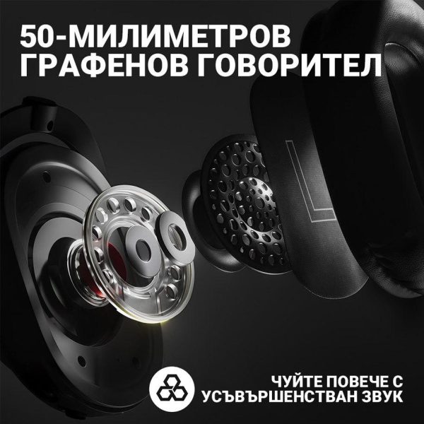 Безжични Геймърски слушалки Logitech PRO X 2 LIGHTSPEED  9