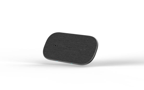 Безжично зарядно RAPOO XC260, Qi, Двойно, 7.5W/10W, Черен 5