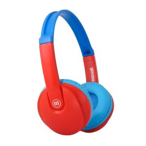 Блутут детски слушалки Maxell KIDZ HP-BT350, малък размер, Червен/Син 1