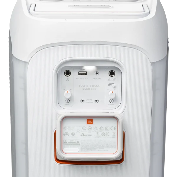 Блутут колона JBL PartyBox Club 120, 160W - Бяла 7
