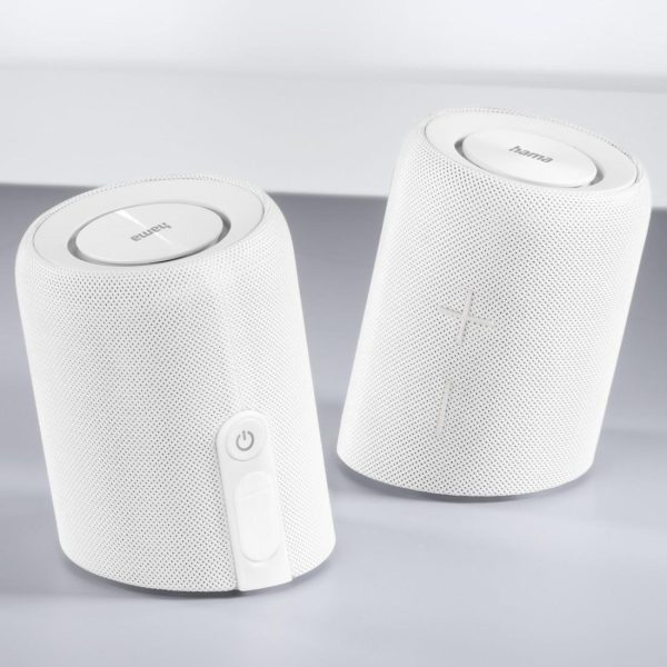 Блутут колонка HAMA Twin 3.0, 30 W, Бяла, 188223 8