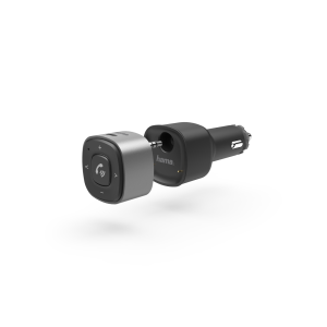 Блутут приемник за кола HAMA 3.5 мм жак, USB зарядно, 2.4 A, 14159 1