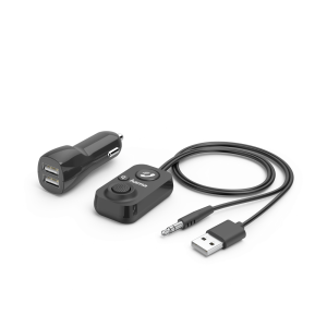Блутут приемник за кола HAMA AUX-In, USB зарядно, 2.1 A, Свободни ръце, 14167 1