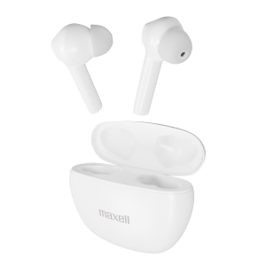 Блутут слушалки MAXELL Dynamic, Докинг кутийка, True Wireless, Бяли 1