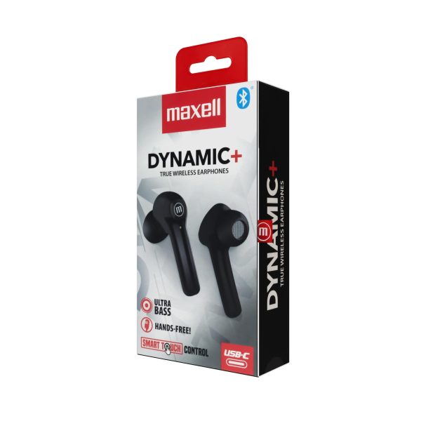 Блутут слушалки MAXELL Dynamic, Докинг кутийка, True Wireless, Черни 2