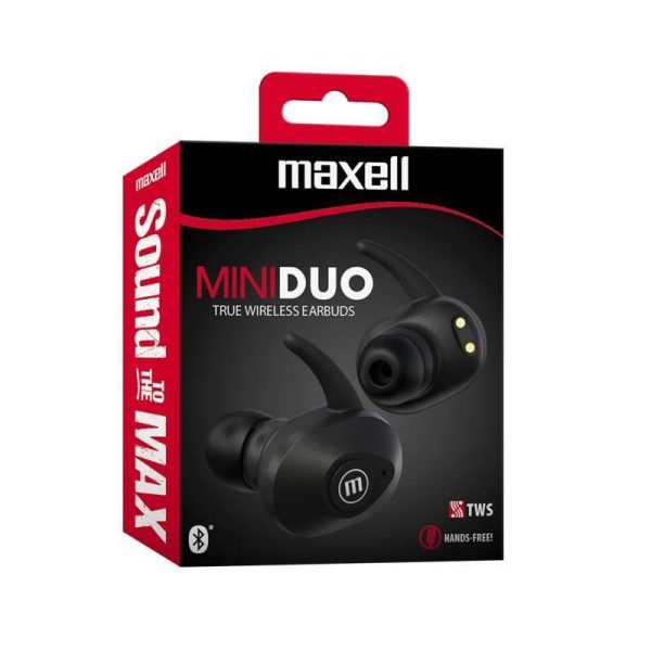 Блутут слушалки Maxell MINI DUO, True Wireless, Bluetooth 5.0, Черни 3