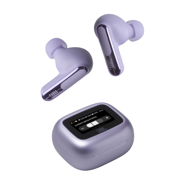 Блутут слушалки-тапи JBL Live Beam 3 - Лилав 8