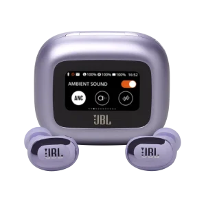 Блутут слушалки-тапи JBL Live Buds 3 - Лилав 1