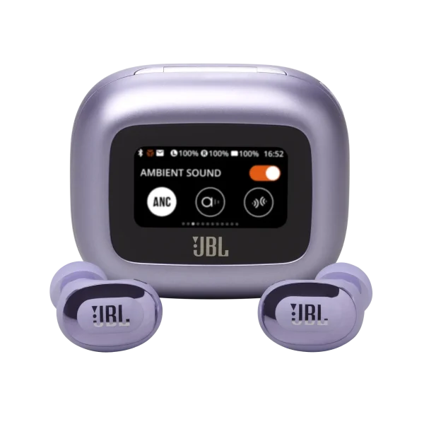 Блутут слушалки-тапи JBL Live Buds 3 - Лилав 1