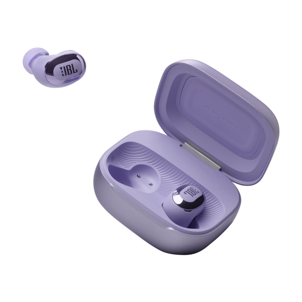 Блутут слушалки-тапи JBL Live Buds 3 - Лилав 5