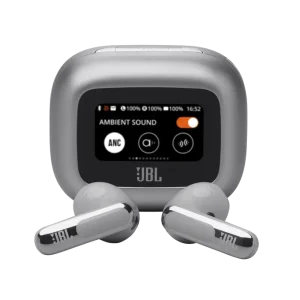 Блутут слушалки-тапи JBL Live Flex 3 - Сребрист 1
