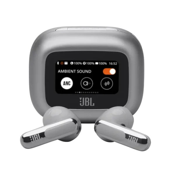 Блутут слушалки-тапи JBL Live Flex 3 - Сребрист 1