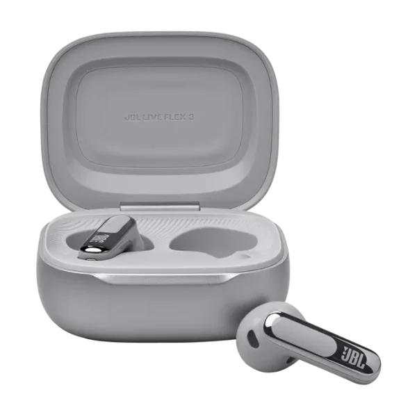 Блутут слушалки-тапи JBL Live Flex 3 - Сребрист 5