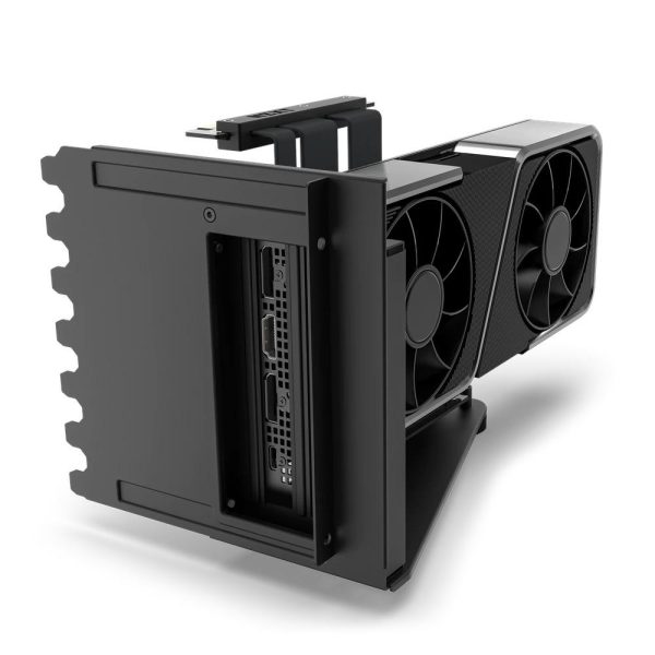 Брекет и кабел NZXT H7 Vertical GPU Mounting Kit, за вертикален монтаж на видео карта, Черен 4