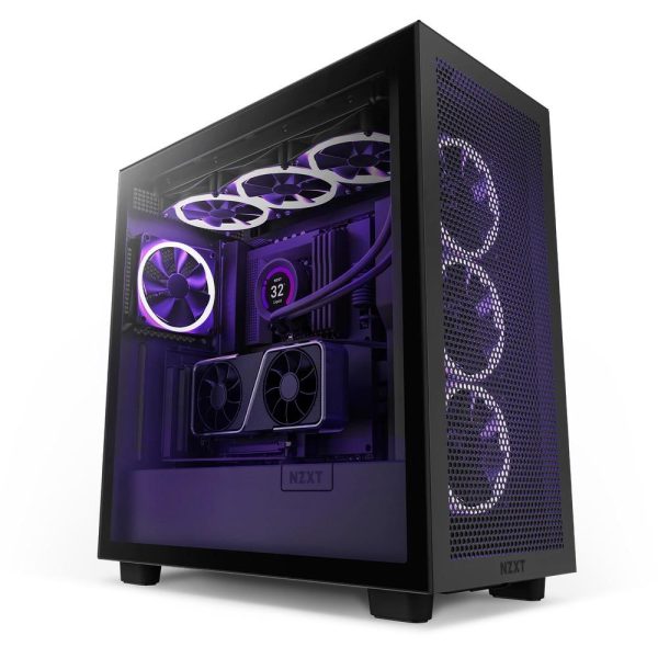 Брекет и кабел NZXT H7 Vertical GPU Mounting Kit, за вертикален монтаж на видео карта, Черен 5