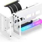 Брекет за вертикален монтаж на GPU EZDIY-FAB ARGB PCIe 4.0 Riser Cable 90° 1