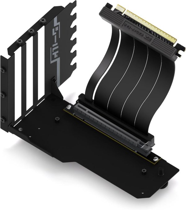 Брекет за вертикален монтаж на GPU EZDIY-FAB PCIe 4.0 Riser Cable 90° 1