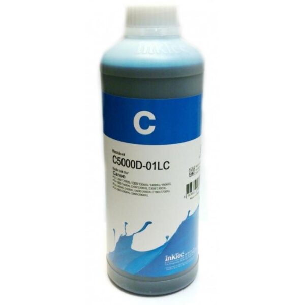 Бутилка с мастило INKTEC за Canon PGI-1200/1300/1400/1500/2500, MB2020/5020/5070/iB4020, Dye, 1L, Син 1