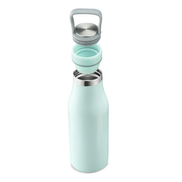 Бутилка за течности Xavax To Go, 500 ml, Неръждаема стомана, Двойна изолация 11