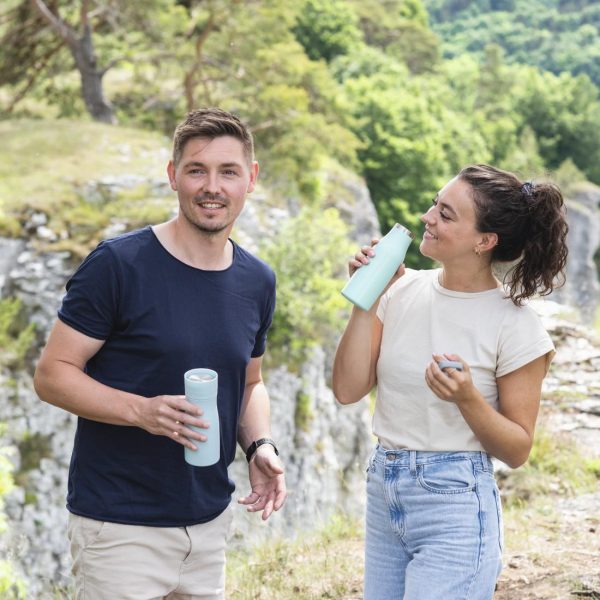 Бутилка за течности Xavax To Go, 500 ml, Неръждаема стомана, Двойна изолация 9